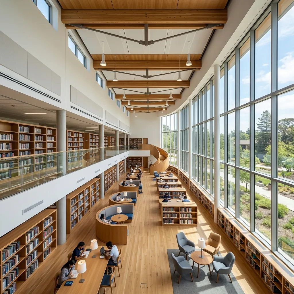 Visualização de 360 graus da Biblioteca Central